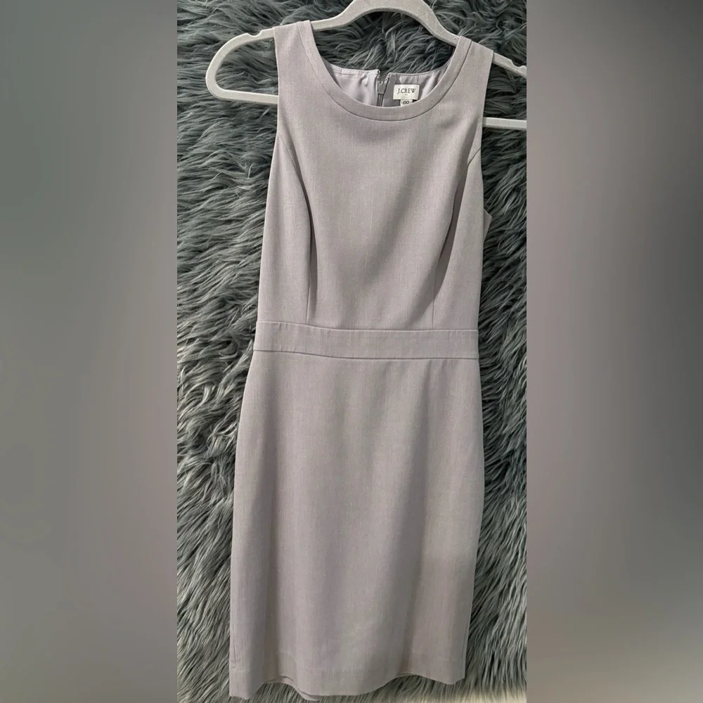 J. Crew Sleeveless Dress - Size 00 | Color: Grey